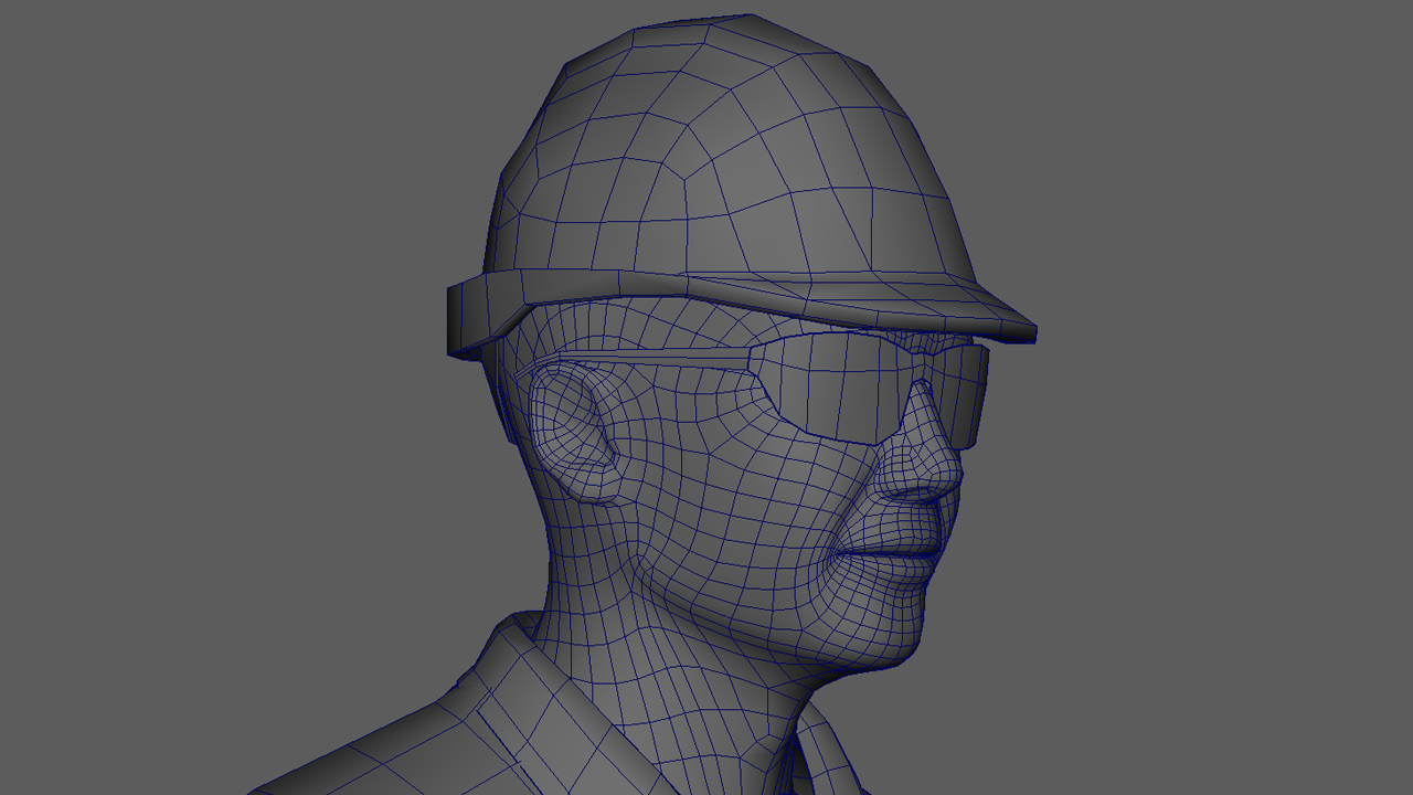 科茨雇用工人3d模型