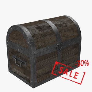 treasure chest 3d max