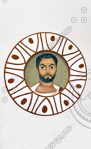 Roman painted portrait of a man