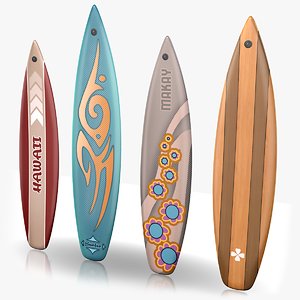 3d surfboards games model