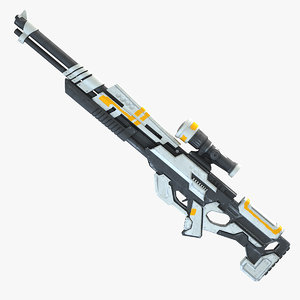 3d model weapon rifle