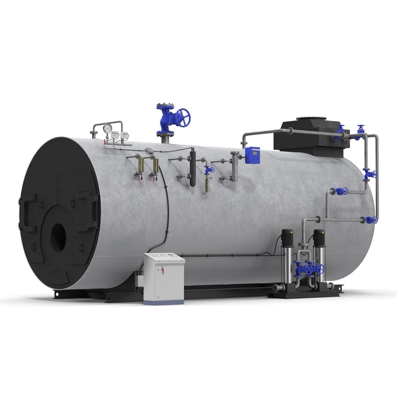 industrial gas steam generator 3d model industrial gas steam generator boiler