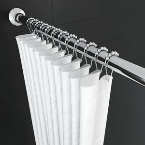 3d model shower curtain