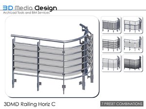 3dmd railings 3ds