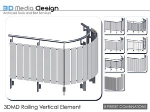 3dmd railings 3d model