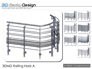 3dmd railings 3d 3ds