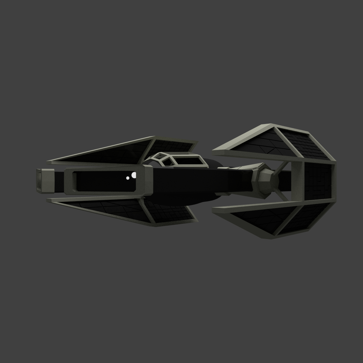 3d blender spaceship model