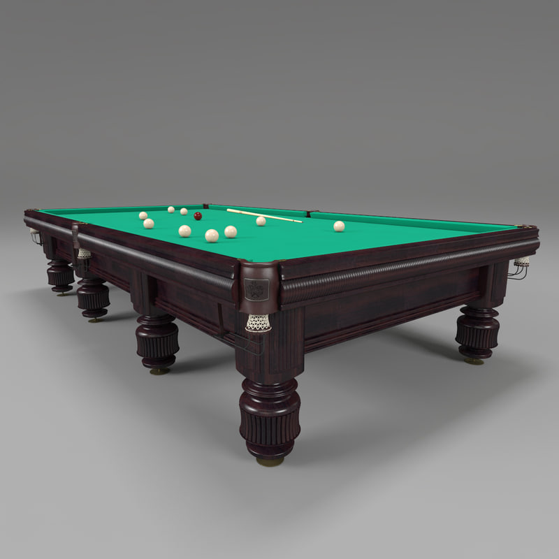 russian billiard table 3d model