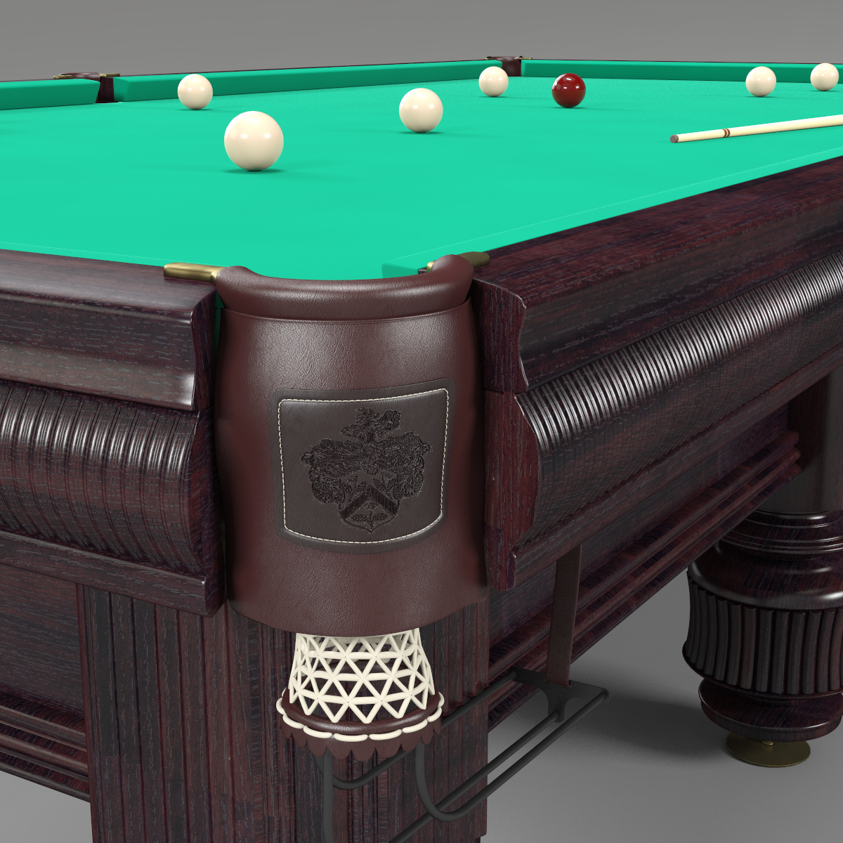 russian billiard table 3d model