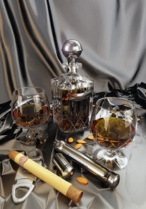 3d model of set cognac