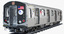 3d new york r160 subway train