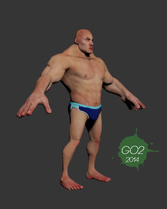 Full Male Character