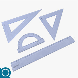 3d plastic rulers