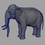 basemesh elephant uvs 3d obj
