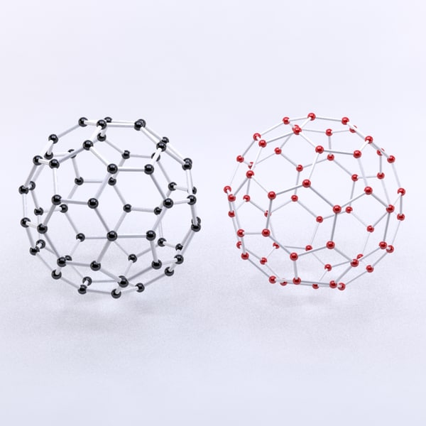 buckyball c60 3d 3ds