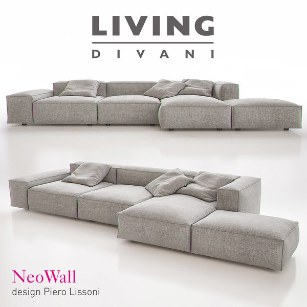 3d living divani - neowall model