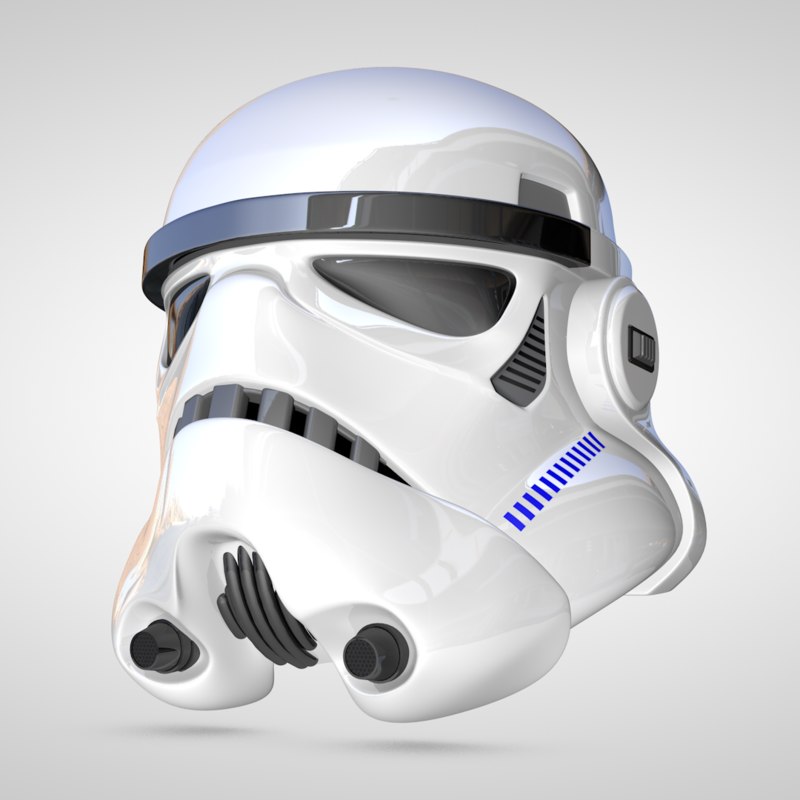 3d stormtrooper helmet model