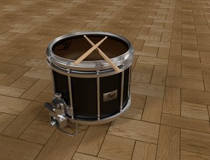pearl marching snare drum 3ds free