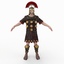3d roman armor set model