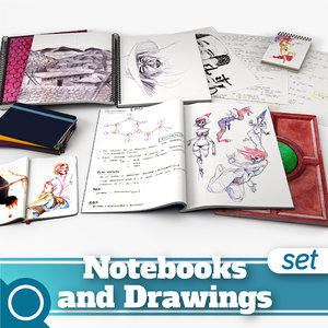 3ds max notebooks drawings