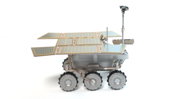 mars rover 3d model