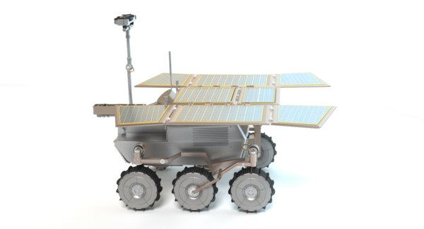 mars rover 3d model
