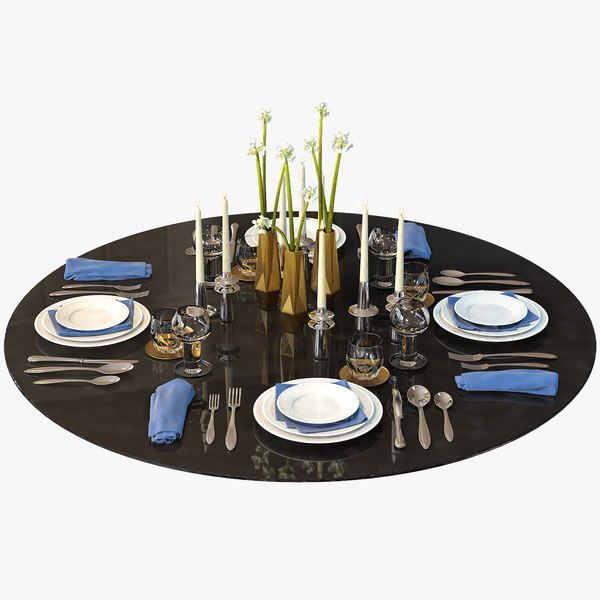 Dinner Plate 3D Models for Download | TurboSquid