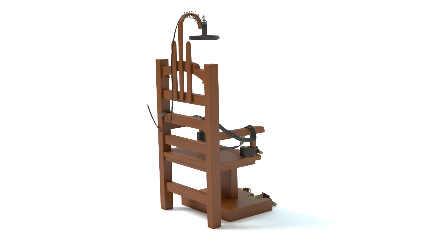 3d electric chair model