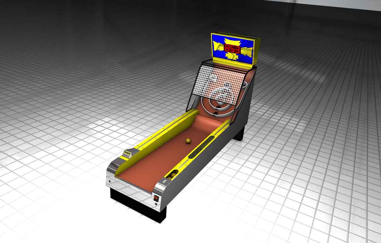 3d skeeball balls model