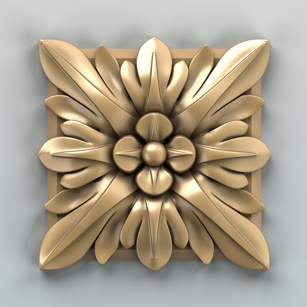 Square Rosette 3d Max