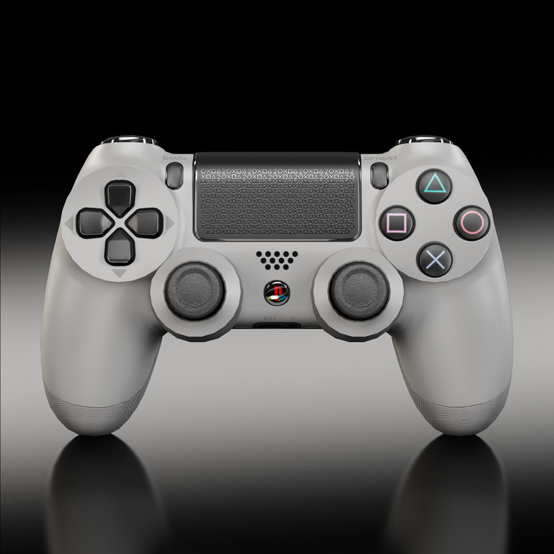 sony playstation 4 controller 3d max