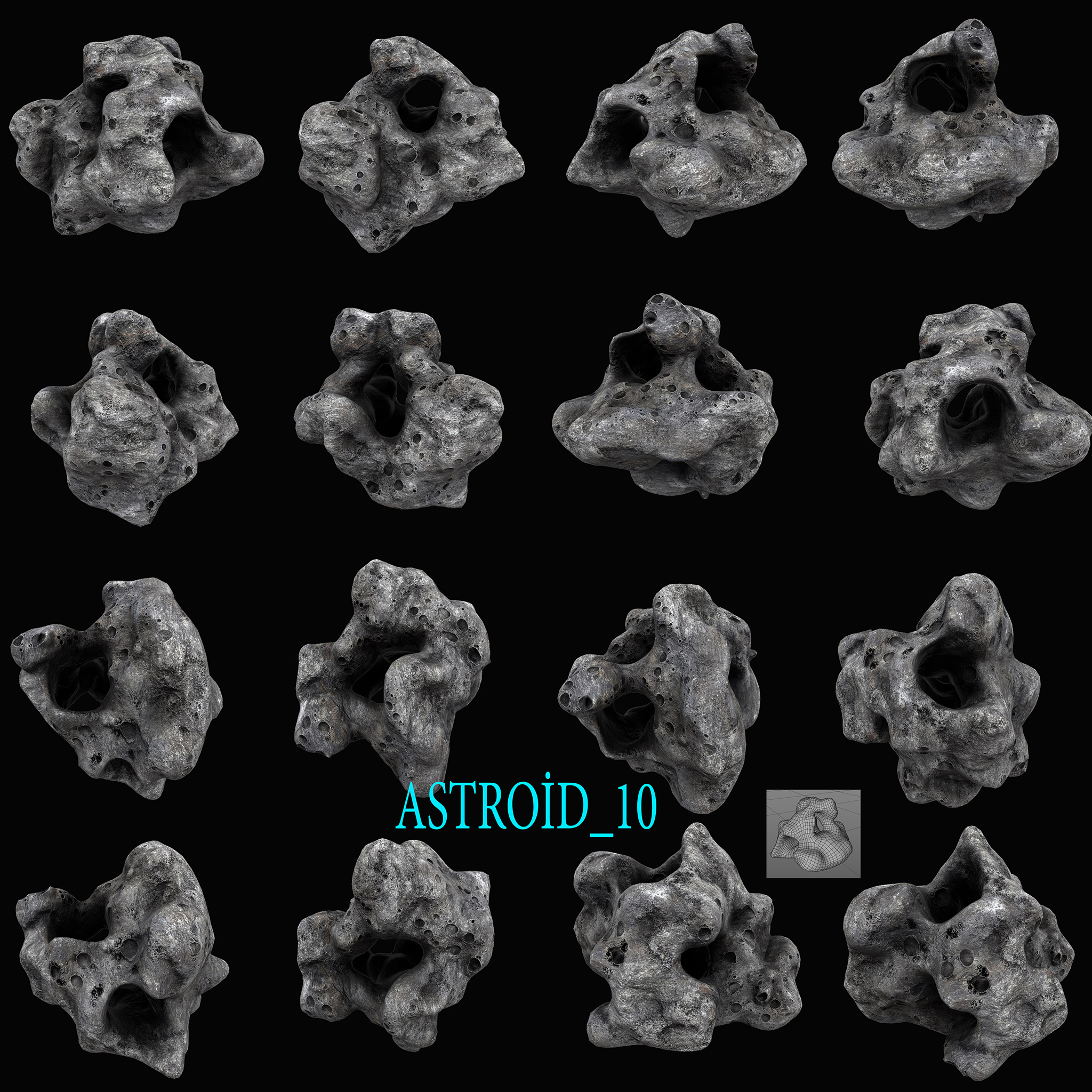 astroid 1 3d obj