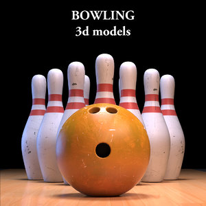 3d model bowling ball
