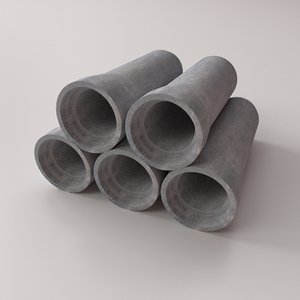 concrete drainage tube 3ds