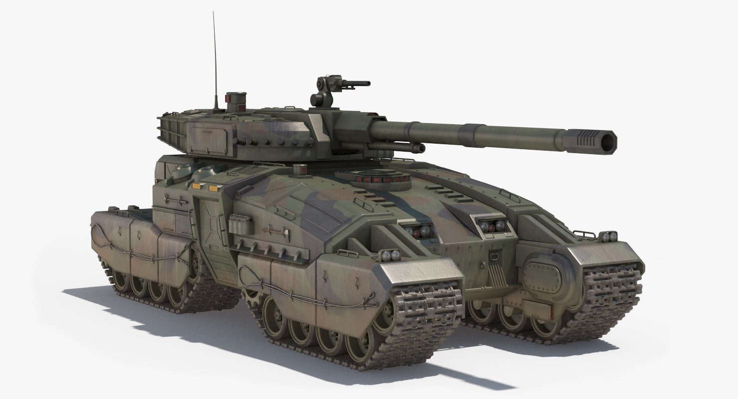 3d Sci Fi Tank 2