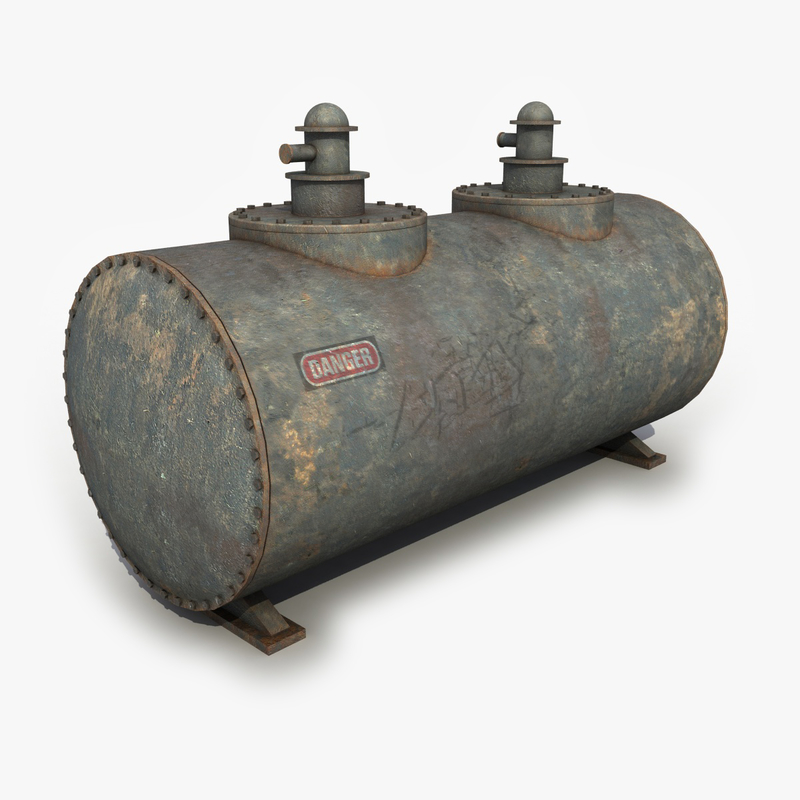 old oil tank x