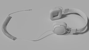 3d model of headphones
