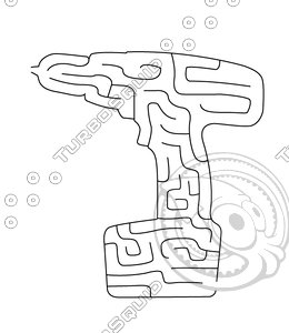 Labyrinth of drilling machine