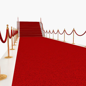 3d model red carpet
