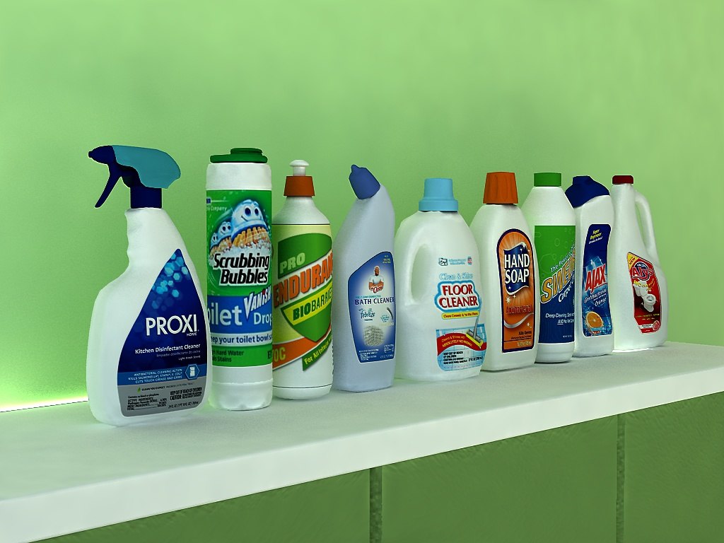 3d model cleaning product