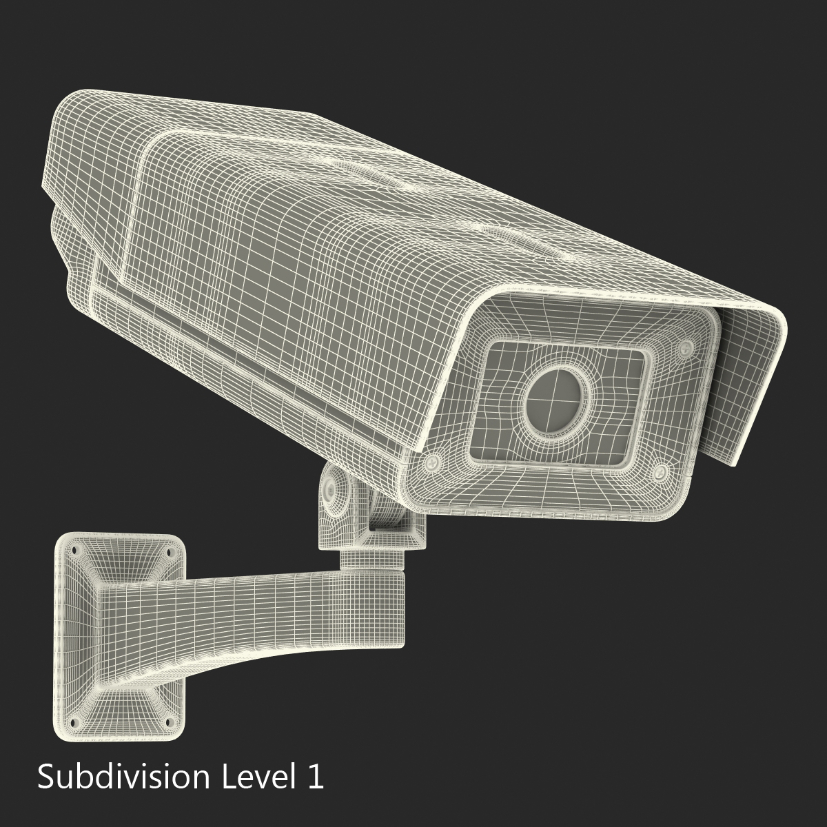 3d cctv camera model