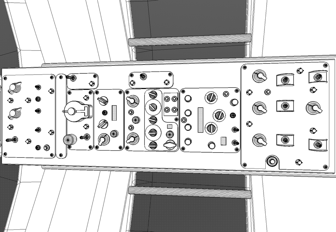 B-52 Cockpit 3d Model