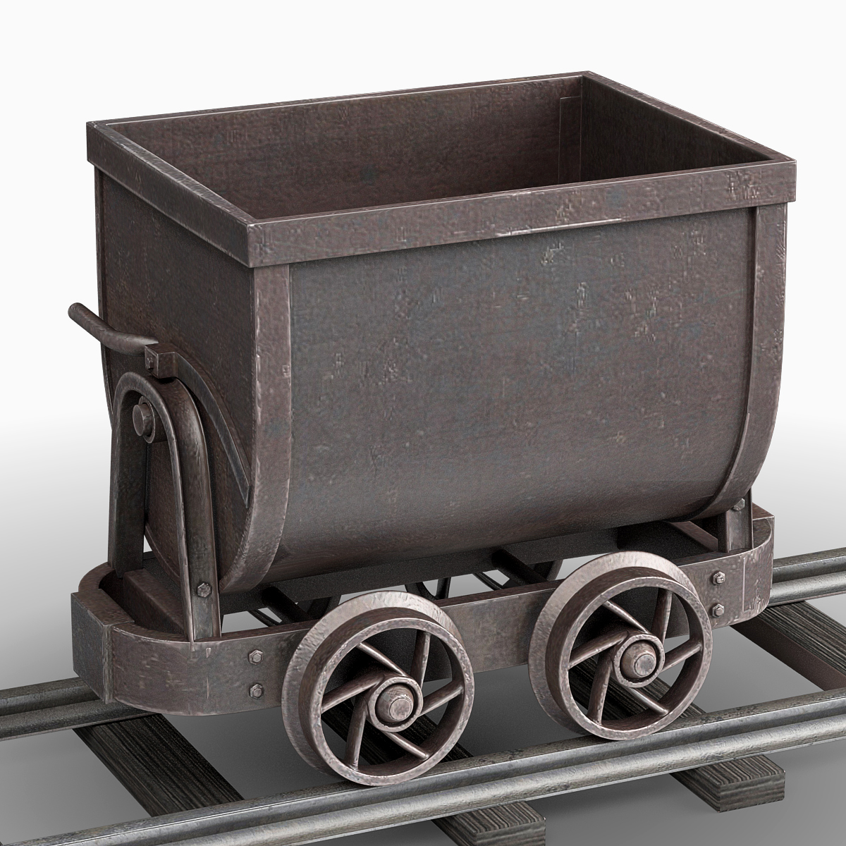 Mine Cart - free 3d model carts