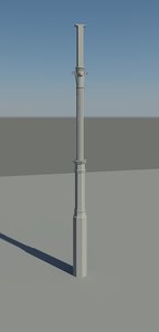 Victorian cast iron column