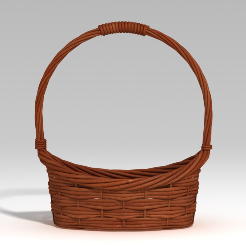 basket bask bas 3d model