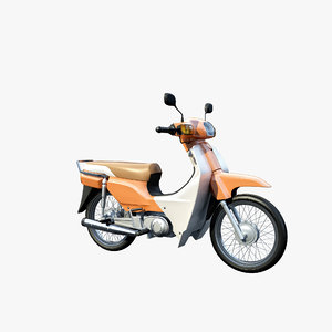 moped 3d model