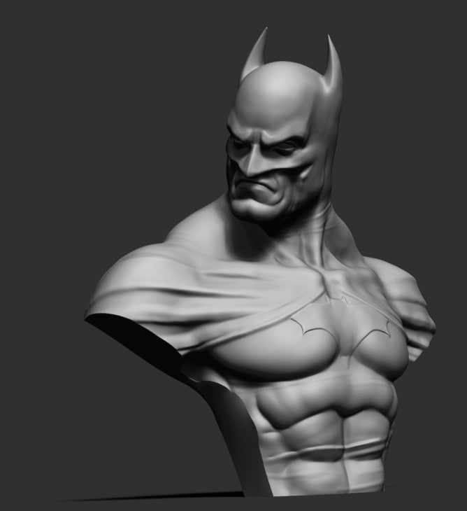 batman lifesize bust