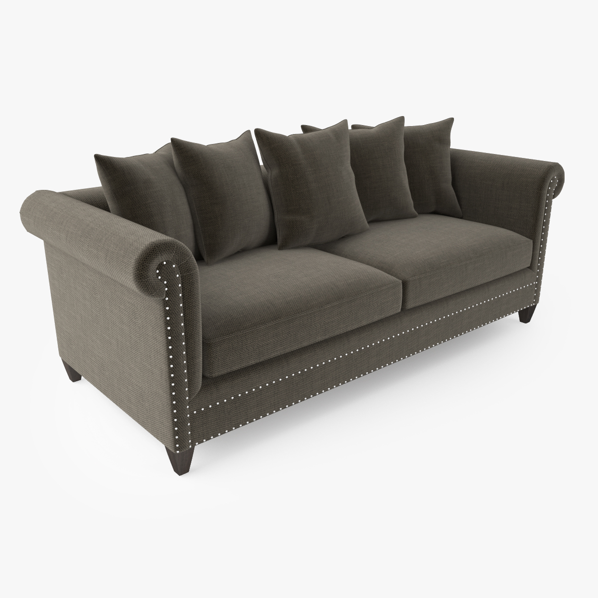 crate barrel durham sofa 3d max