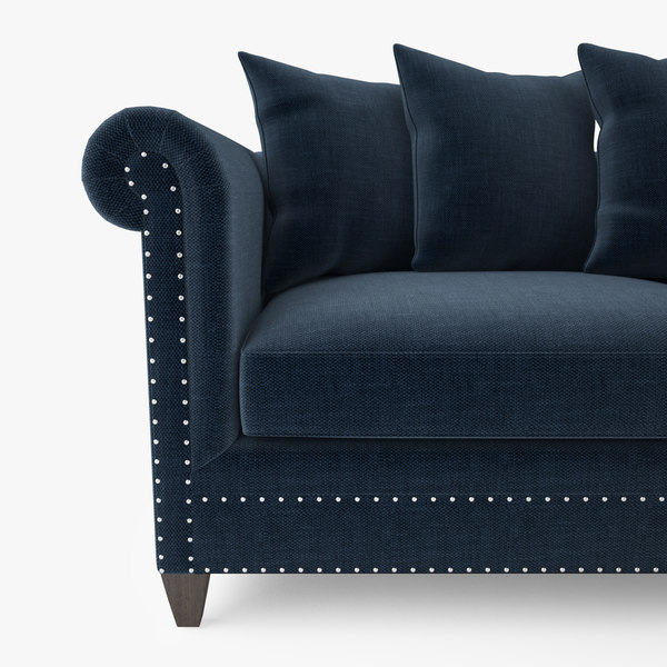 crate barrel durham sofa 3d max