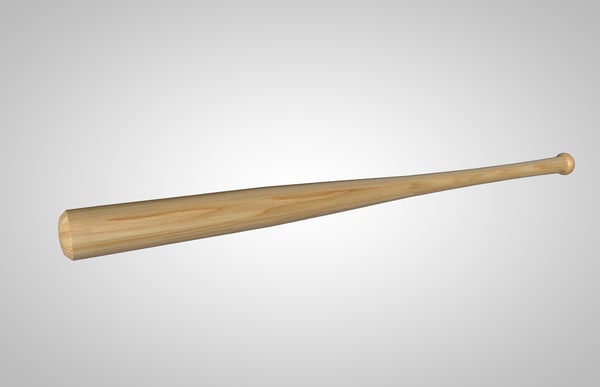 Batte De Baseball Bois érable – Trophée – Modèle Mixte – Taille 33 Pouces (83 Cm) – Adulte